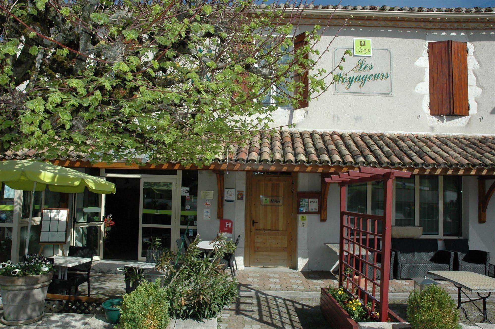 Logis Hotels - Hotel Et Restaurant Les Voyageurs Tournon-dʼAgenais エクステリア 写真