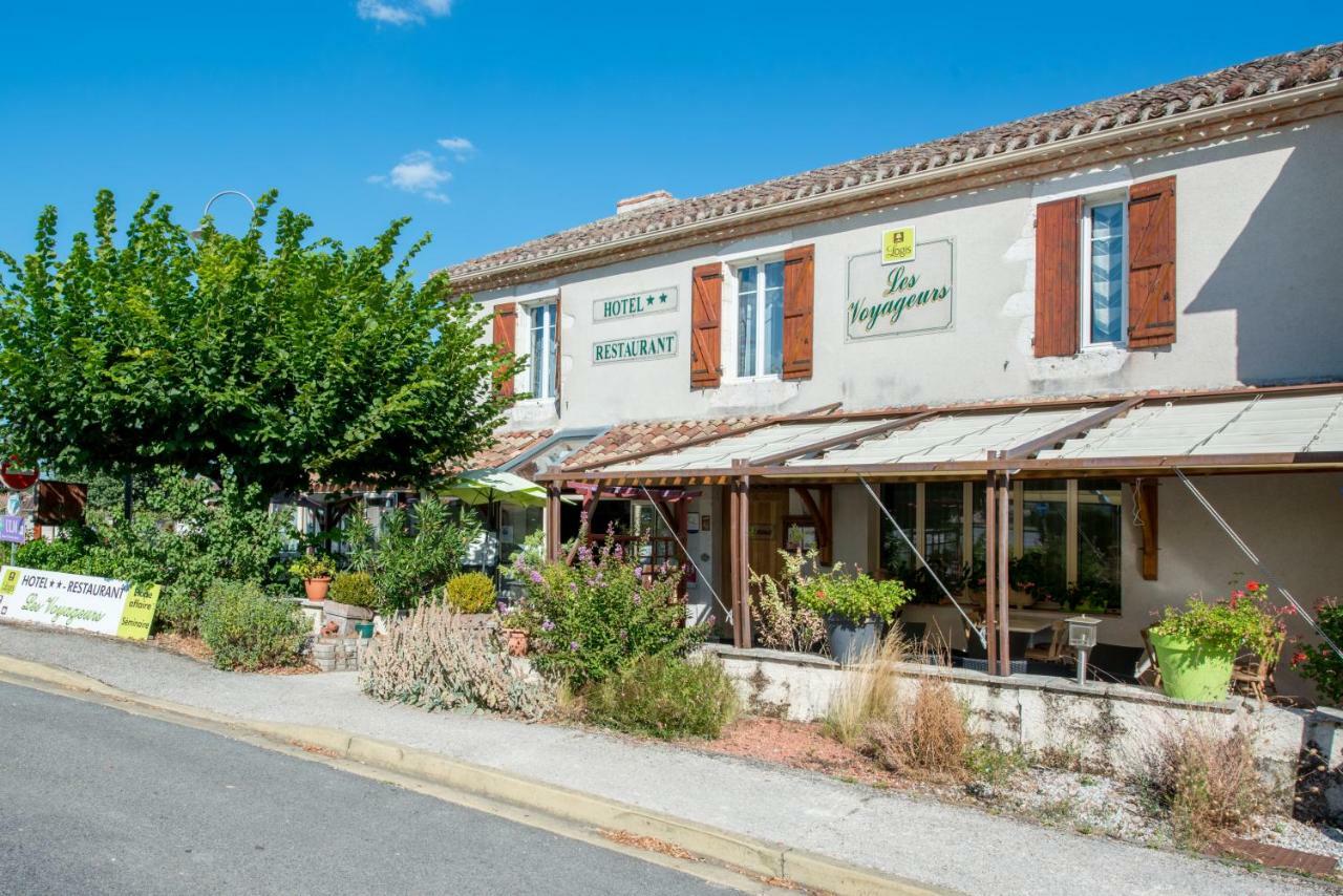 Logis Hotels - Hotel Et Restaurant Les Voyageurs Tournon-dʼAgenais エクステリア 写真